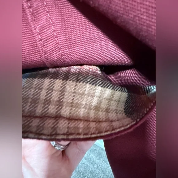 Pendleton Womens Crimson Canvas Coat - Picture 7 of 13